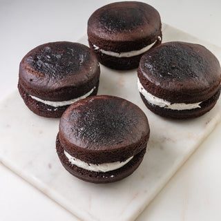 4 Pack Allergen Friendly  Chocolate Whoopie Pie  ( Plant Based )