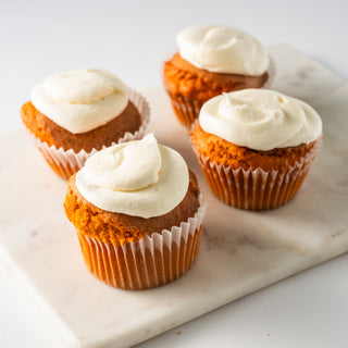 4 pack Pumpkin Muffins With Cream Cheese Icing