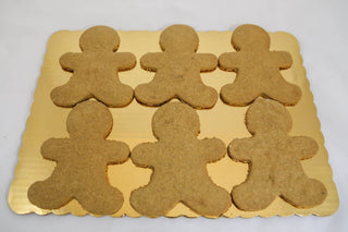 6 Pack Allergen Friendly Gingerbread Men ( Plant Based )